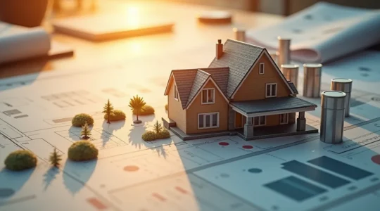 Illustration montrant les différentes phases d'une rénovation majeure à Montréal avec planning, budget et coordination des travaux