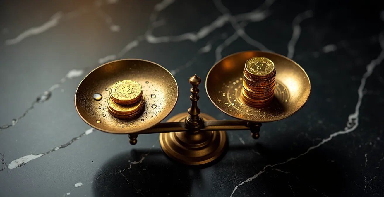 Calculatrice et documents financiers sur bureau